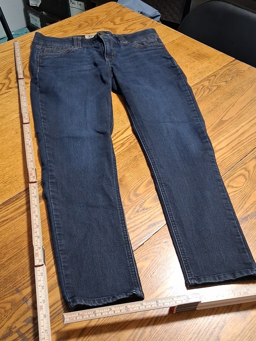DEMOCRACY Jean Womens 6 BLUE Preowned Denim AB TECHNOLOGY Pants Used SKINNY ??